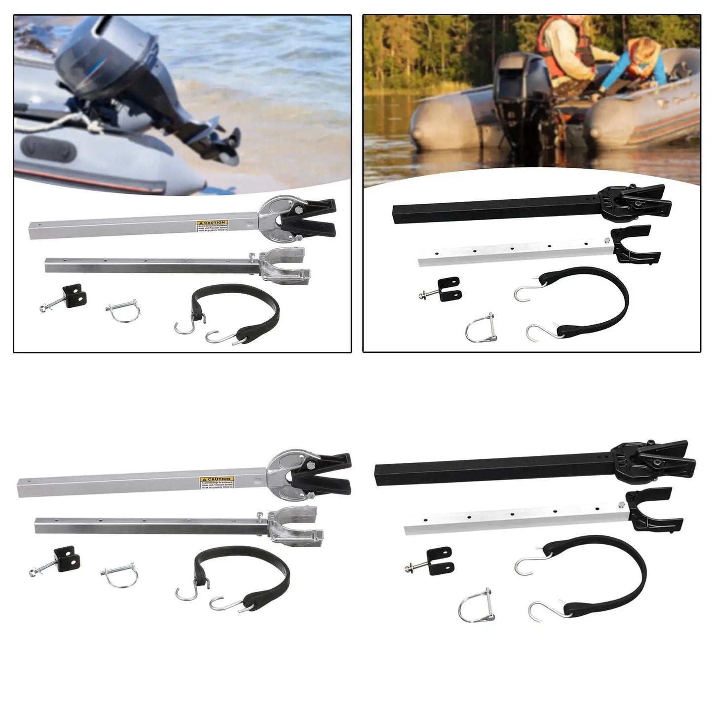 Boat Adjustable Transom Saver with Composite Head 23 to 35 Inches Practical Easy to Install Premium Roller and Trailer Mounts