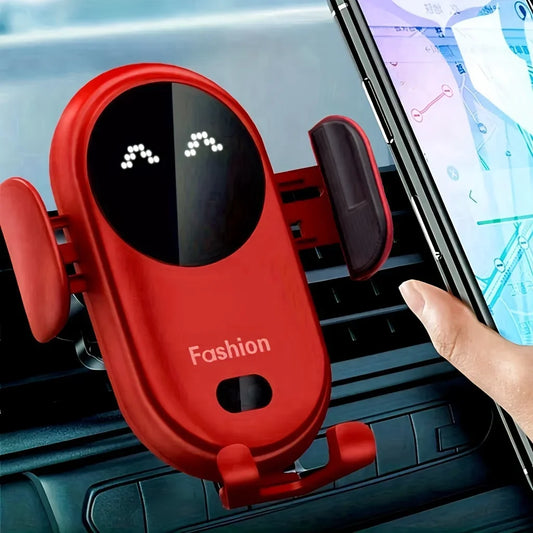 Wireless Charger Car Mount for Air Vent Mount Car Phone Holder Rotating Intelligent Infrared Fast Wireless Charging Charger