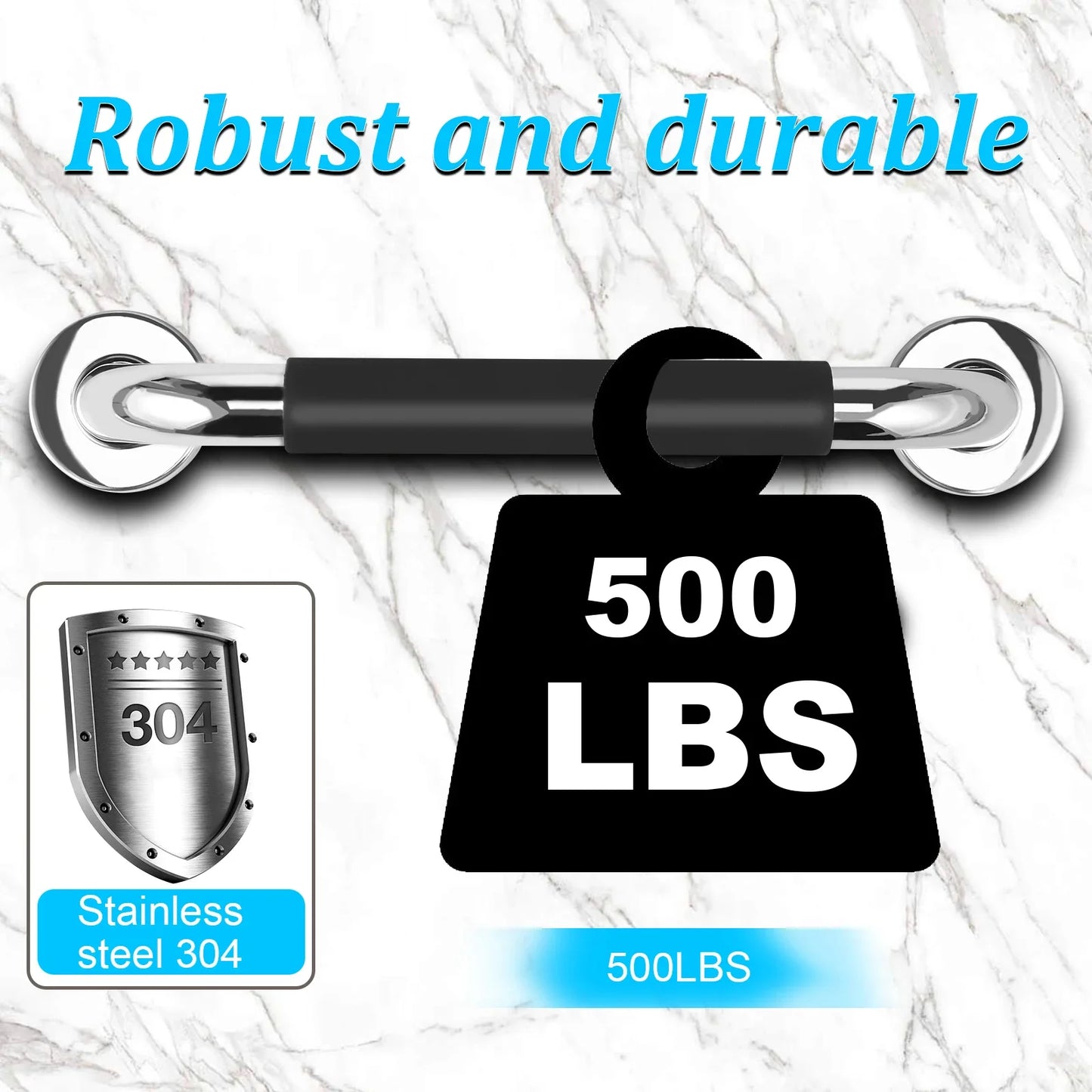Shower Toilet Handrail Stainless Steel/Plastic Bathroom Tub Grab Bar Anti Slip Prevent Falls for Elderly Safety Support Handle