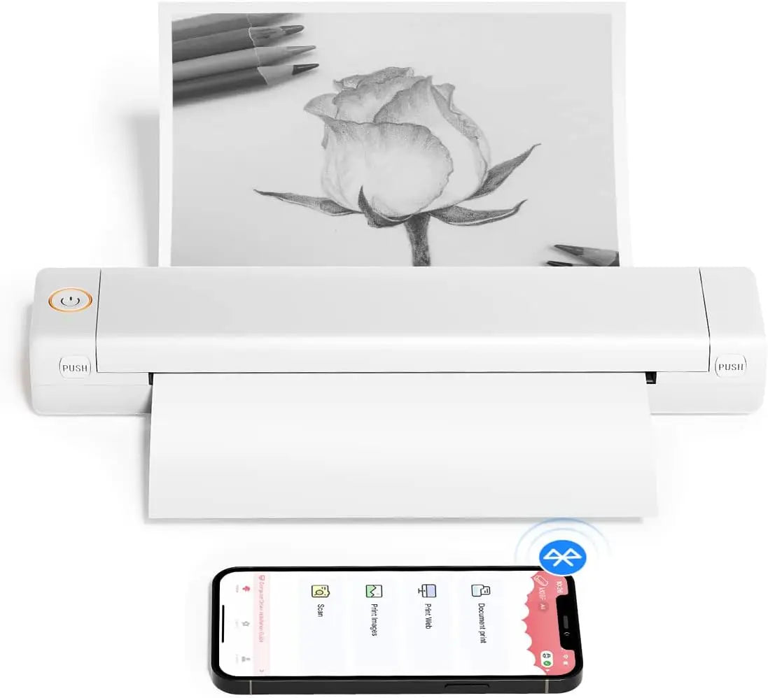 Phomemo M08F A4 Thermal Paper for M08F, PJ762/PJ763MFi, MT800/MT800Q, A4 Portable Printers, M08F Printer Paper, 8.27" x 11.69" WardBoyzPROShop
