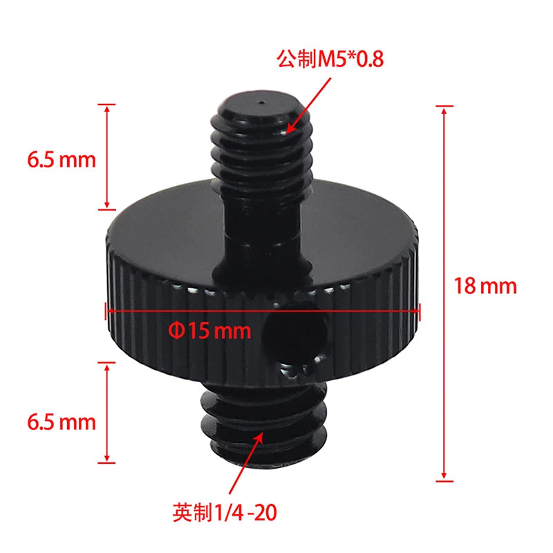 Conversion Screw 1/4 to 1/4 3/8" M4 M5 M6 M8 M10 Screw Projector Adapter DSLR Camera Tripod Ballhead Photography Fixing Mount
