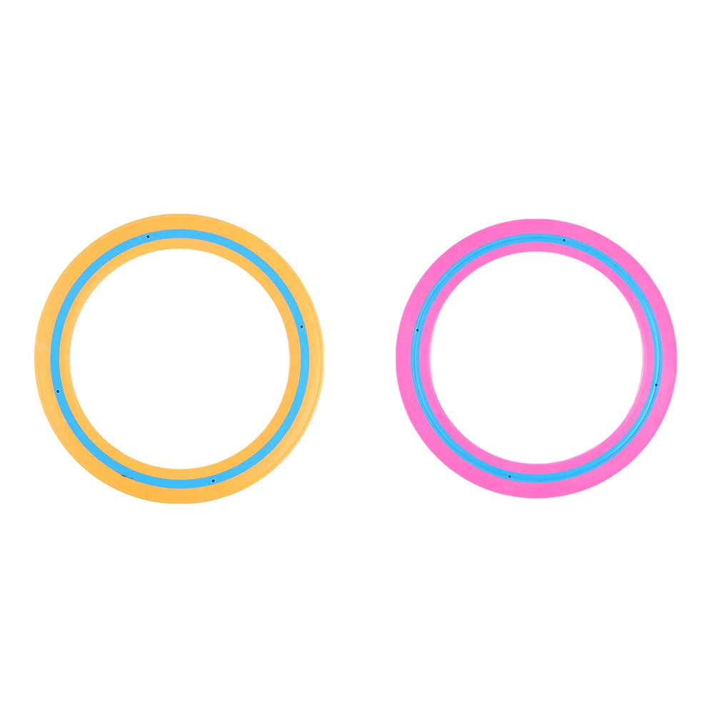 25cm Flying Disc Portable Flying Ring Versatile Outdoor Flying Disc Toy Playing Flying Saucer for Beach Backyard