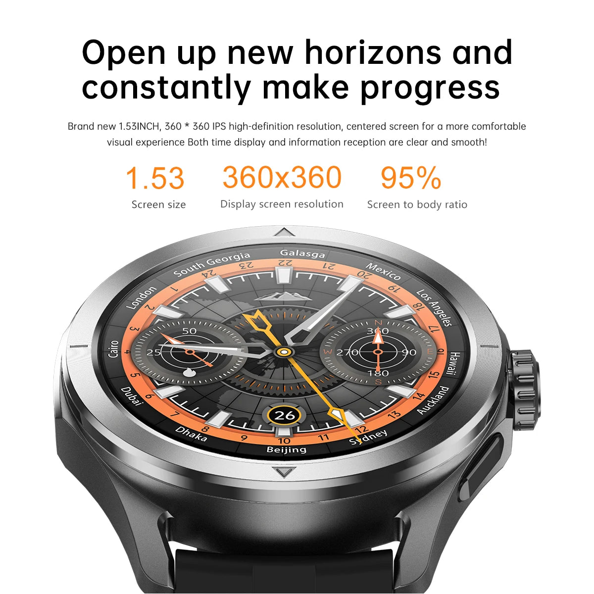 S4 Ultra For Xiaomi Smart Bracelet Men Watch AMOLED HD Screen Bluetooth Call GPS Trajectory NFC Heart Rate Compass SmartWatches WardBoyzPROShop