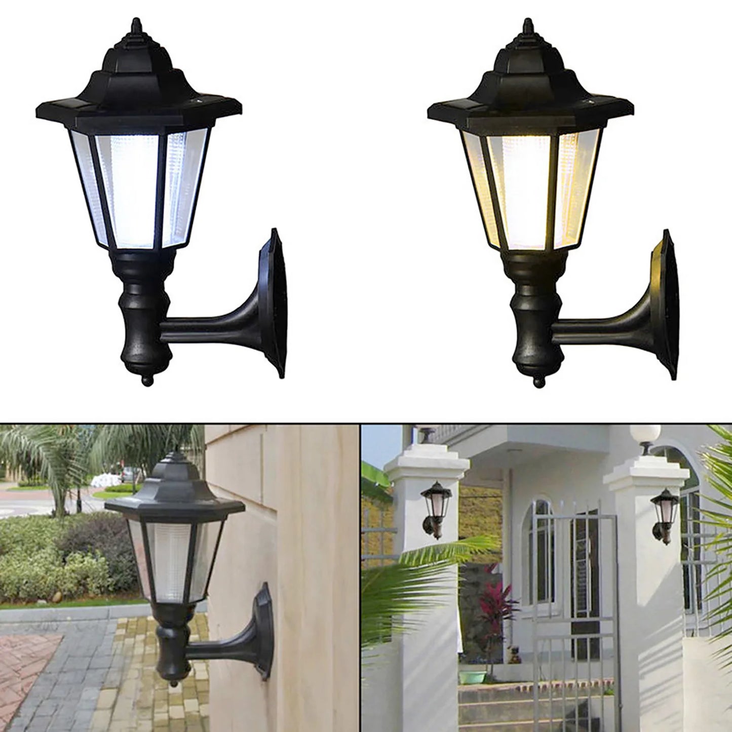 Solar Garden Step Fence Light Waterproof LED Solar Night Lights Suitable for Pathway Drainage Ditches