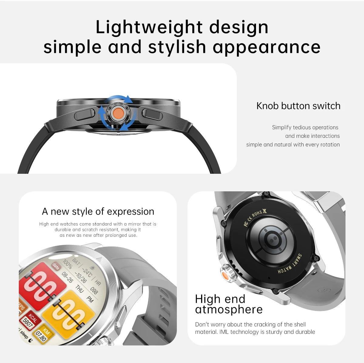 S4 Ultra For Xiaomi Smart Bracelet Men Watch AMOLED HD Screen Bluetooth Call GPS Trajectory NFC Heart Rate Compass SmartWatches WardBoyzPROShop
