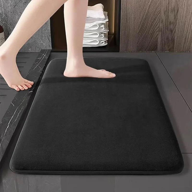 Bathroom Non-slip Water Absorbent Mat Soft Comfortable Shower Floor Rug Anti-slip Foot Pad For Household Toilet Bath Shower Room