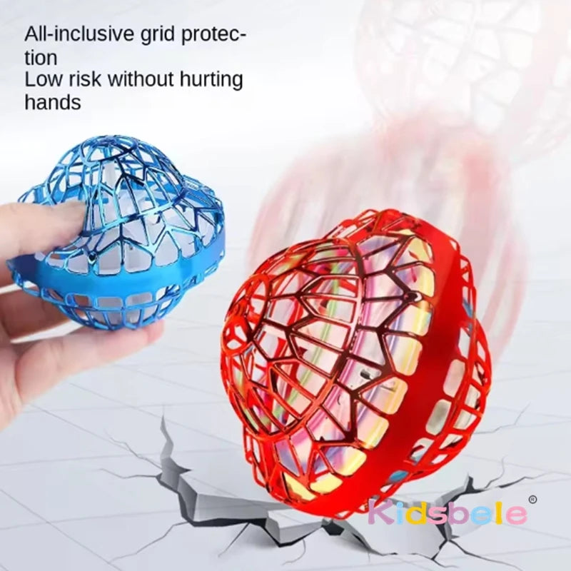 Kids Flying Ball Toy Magic Intelligent Sensor Floating Spinning UFO Shape Flying Ball Summer Indoor Outdoor Toy Birthday Gift