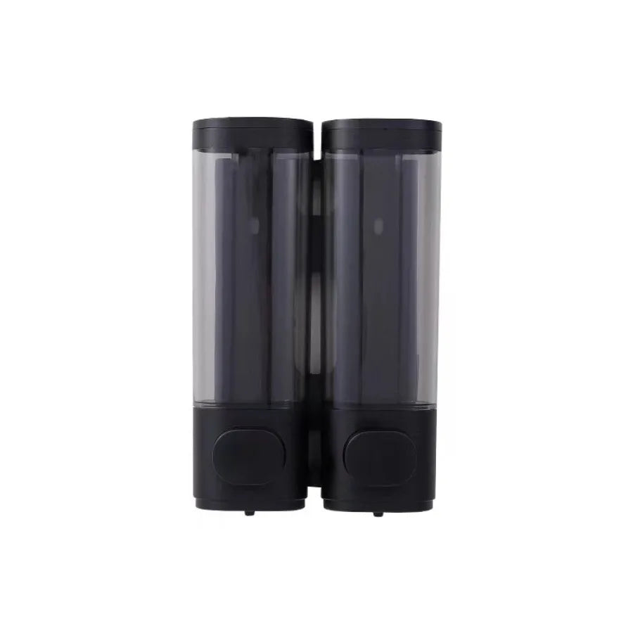 Wall Mounted 3 in 1 Soap Shower Gel Shampoo Conditioner Dispenser Set No Drill Required ABS Material for Bathroom Hotel Home
