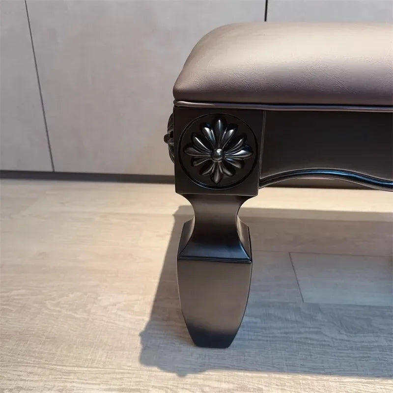 Wooden Footstool Fashion Footrest Quadrate Ottomans Multifunctional Universal Modern Design Small Creative Home Furnitures