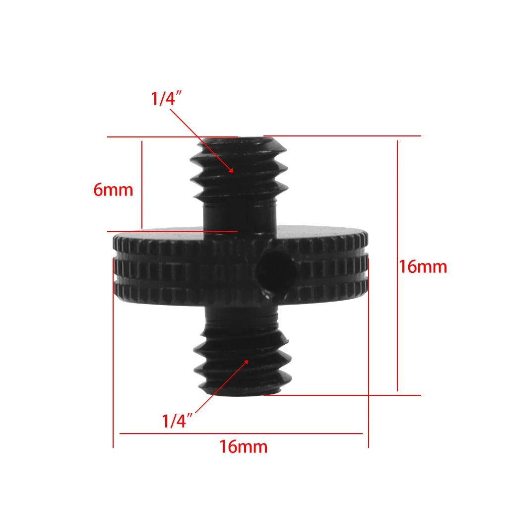Conversion Screw 1/4 to 1/4 3/8" M4 M5 M6 M8 M10 Screw Projector Adapter DSLR Camera Tripod Ballhead Photography Fixing Mount