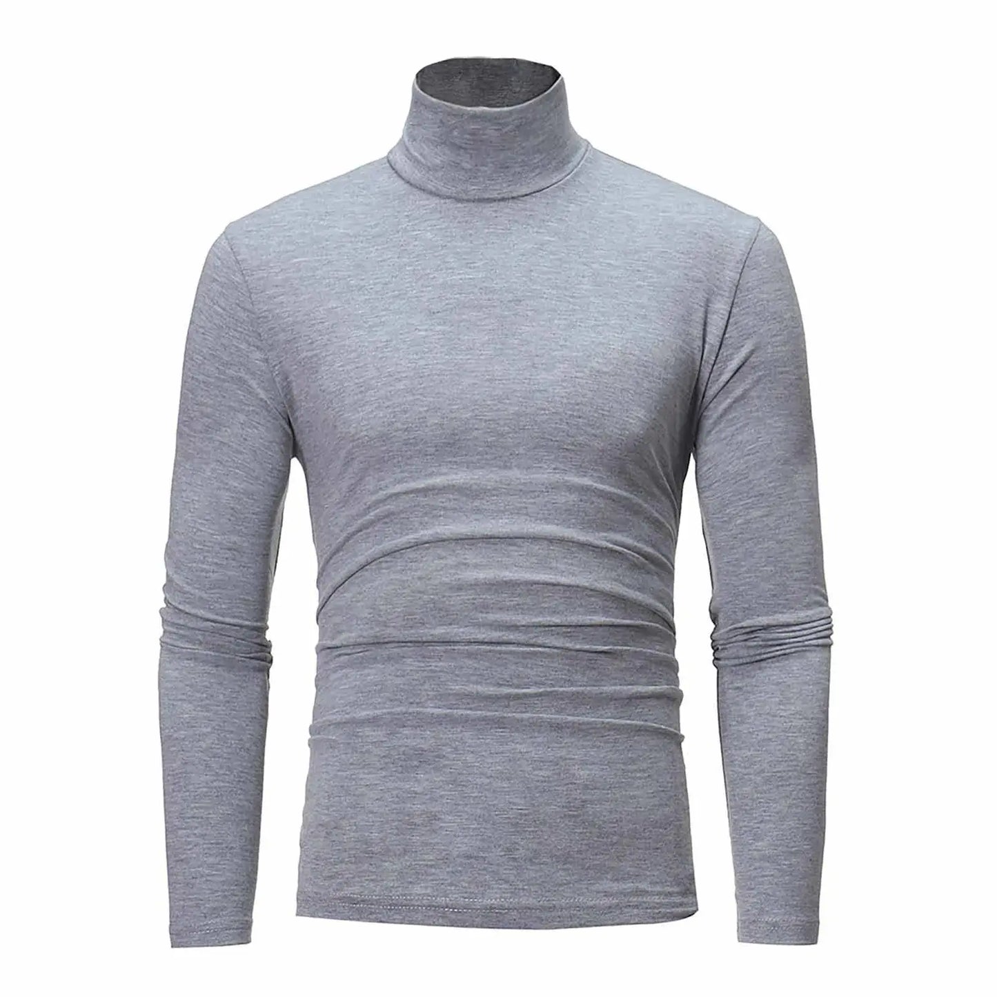 New Men's handsome half turtleneck bottom shirt,  gentle and comfortable, suitable for autumn, winter, senior undershirt WardBoyzPROShop