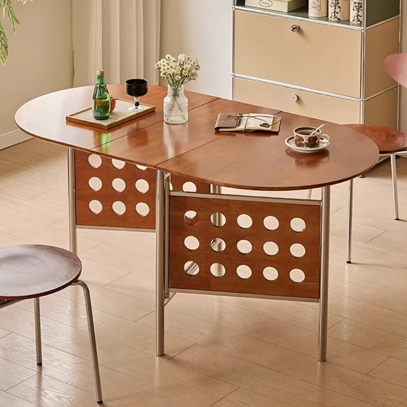 Luxury Mid Century Dining Tables Long Folding Modern Design Dining Tables Glamour French Table A Manger Pliante Furniture Home