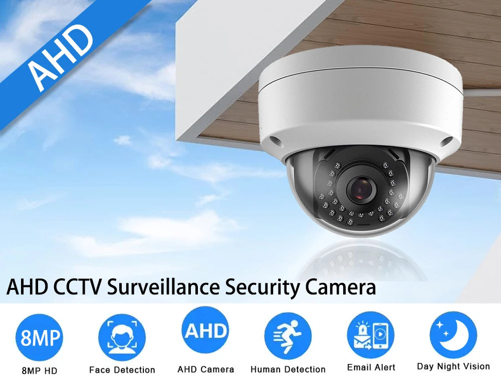 8MP CCTV Security Analog Dome Camera Outdoor Explosion-Proof Face Detection AHD DVR Video Surveillance Camera BNC 4K XMEYE 5MP