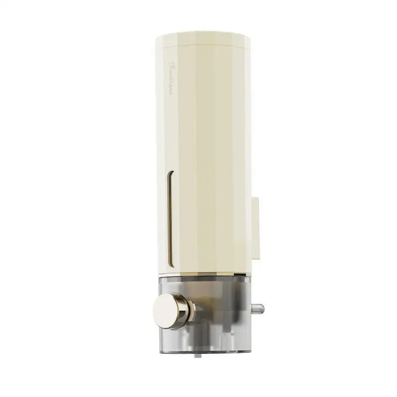 Wall Mounted Soap Dispenser No Drilling Clear Window Suitable for Shampoo Body Wash for Bathroom Shower Room