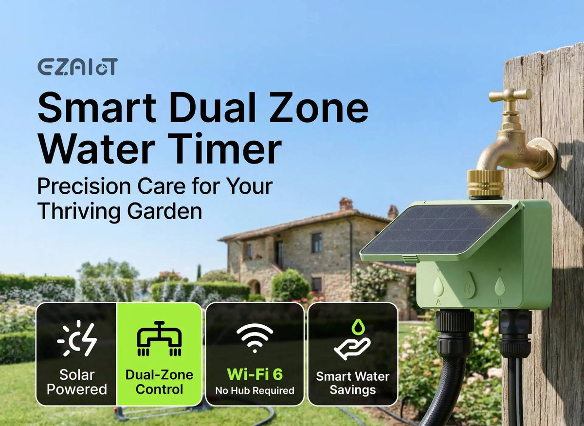 Smart WIFI Garden Watering Timer Tuya Automatic Sprinkler Remote Drip Irrigation System Outdoor Water Controller Valve Goole Hom
