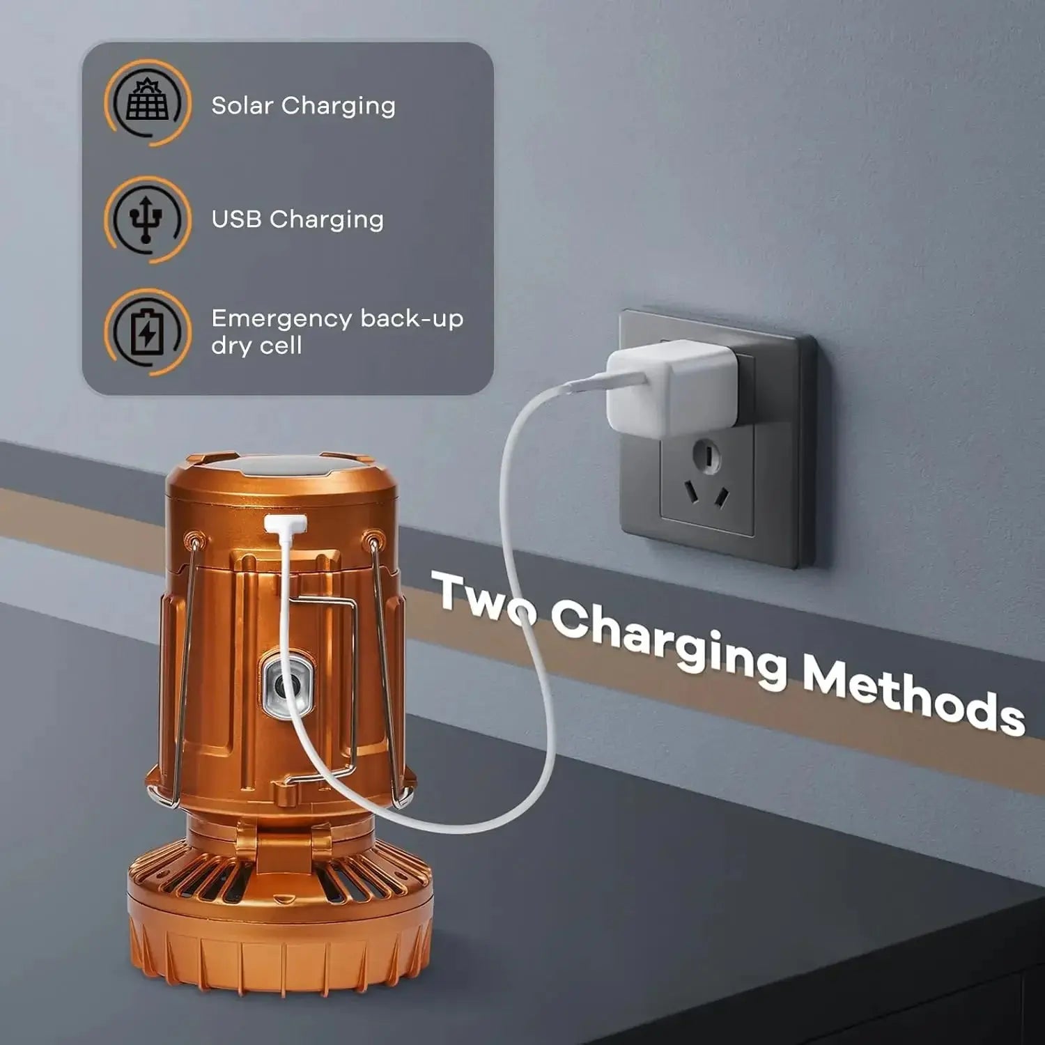 Solar Camping Lantern with Fan Rechargeable Camping Fans Charging Light for Hurricane Power Outage Tent Emergency Camping Gear WardBoyzPROShop