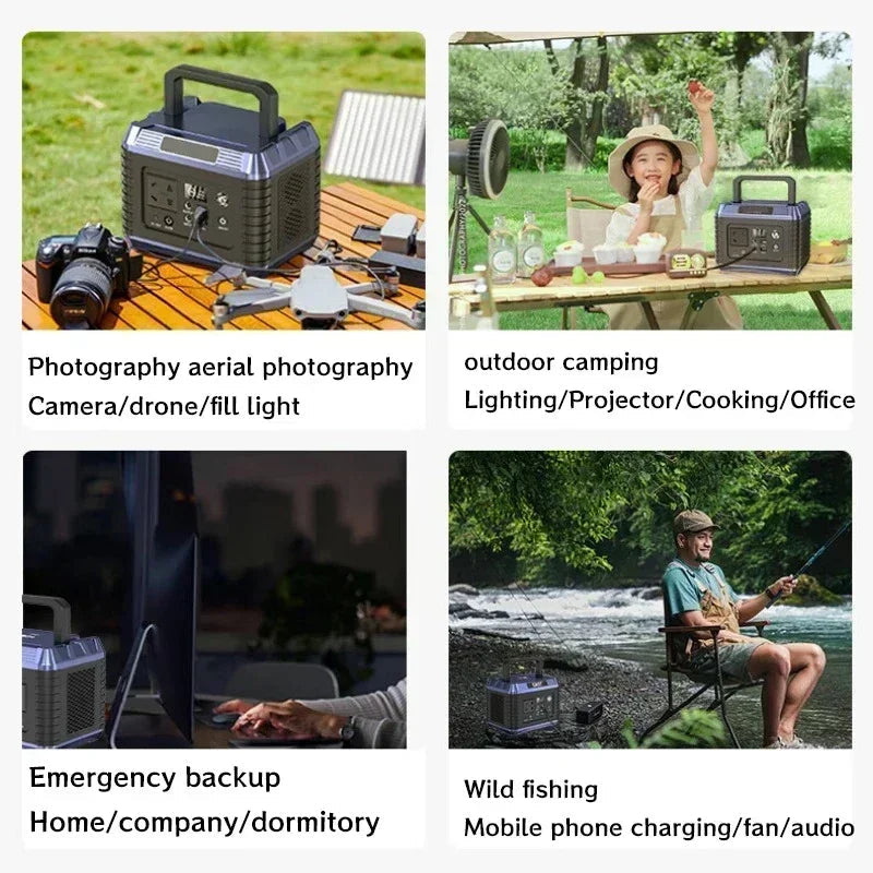 220V 32000mAh Portable Power Bank Charging Station 300W Emergency Outdoor Storage Power Supply Camping RV Multi-function USB WardBoyzPROShop