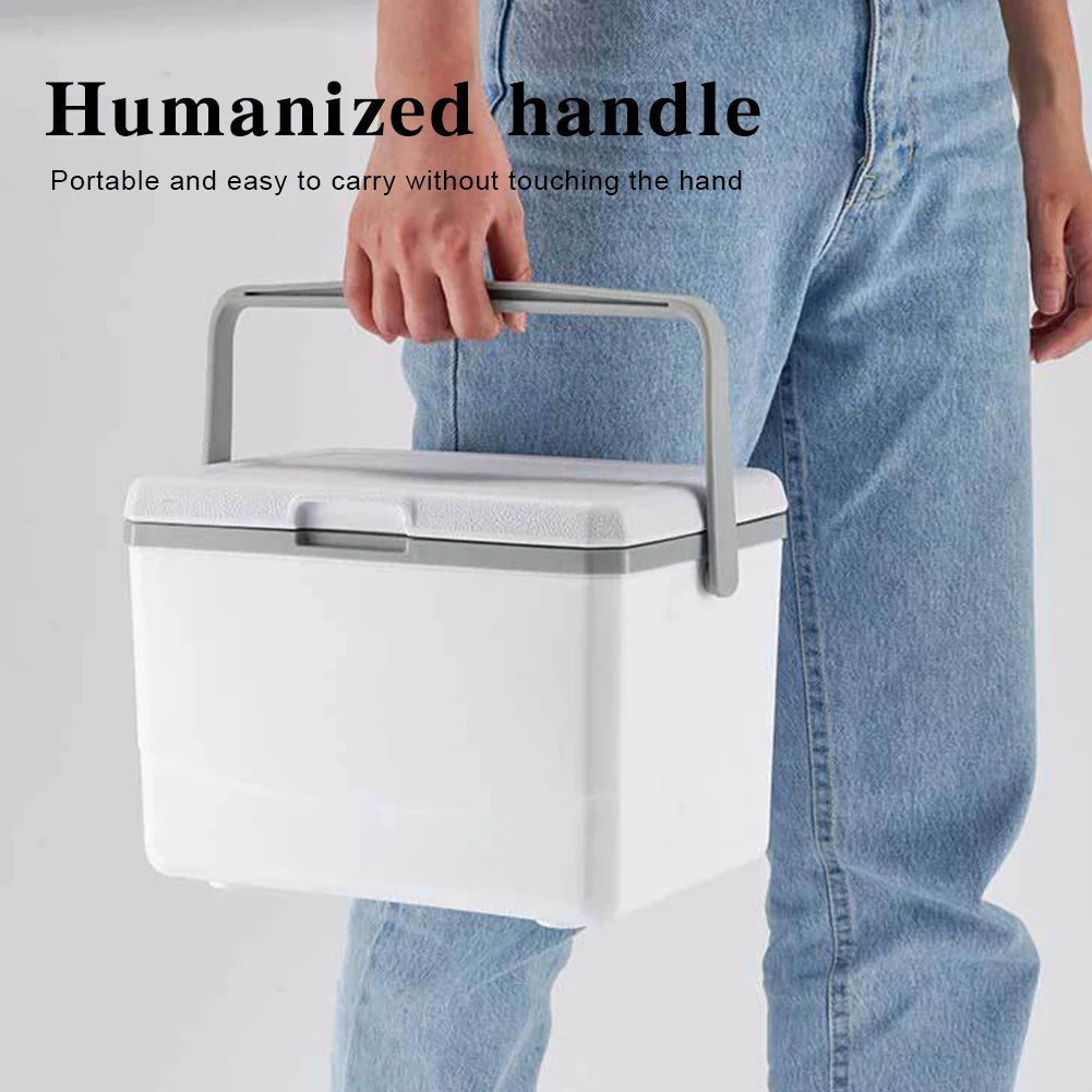 3L Insulated Portable Cooler with Handle Picnic Ice Bucket Heat Preservation Food Storage Reusable Box for Outdoor Beach Picnic WardBoyzPROShop