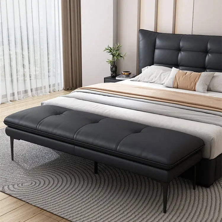 Bedroom Bed End Stool Bench Entry Nordic Upholstered Stool Leather Piano Mueble Recibidor De Entrada Furniture Living Room