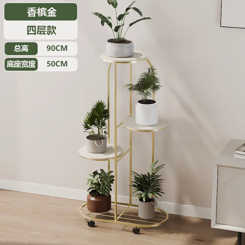 Front Porch Terrace Plant Shelf Indoor Tree Shaped Metal Roomplant Stand Mid Century Potting Estanteria Garden Furniture