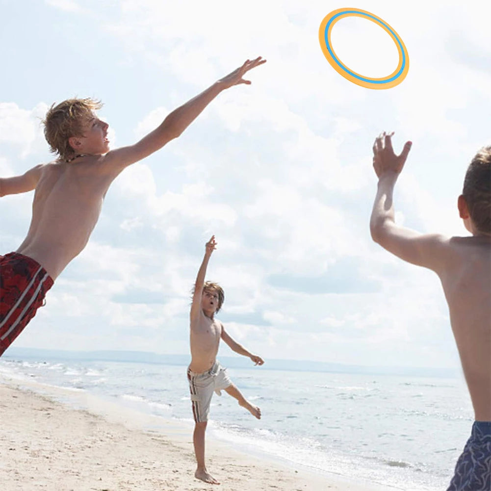25cm Flying Disc Portable Flying Ring Versatile Outdoor Flying Disc Toy Playing Flying Saucer for Beach Backyard