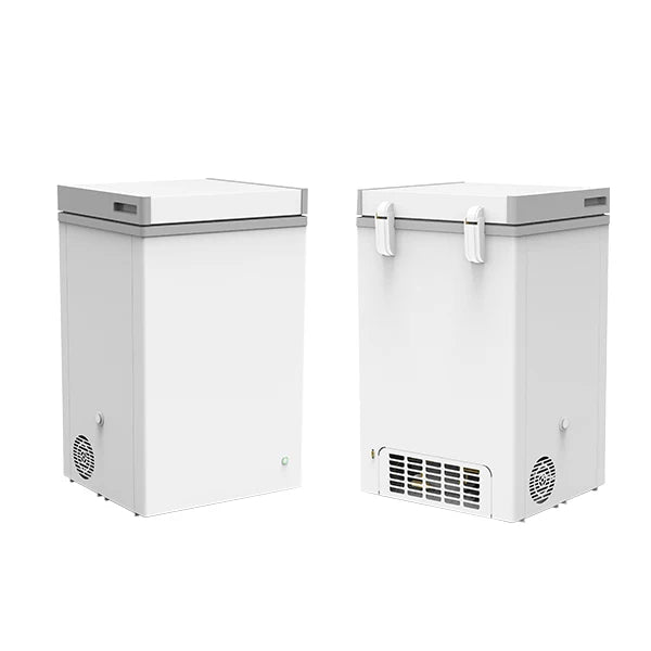 Solar powered refrigerators for portable transportation and storage of deep freezers