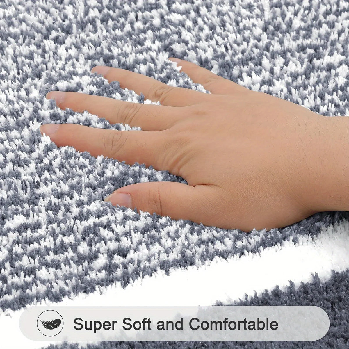 Washable Microfiber Bathroom Rugs Set 3pcs/set  Non Slip Absorbent Bath Mats for Bathroom Floor / Shower Mat/ Bathroom Rug/욕실 카펫