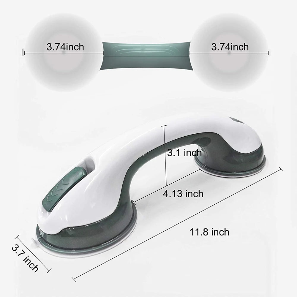 Shower Handle Safety Helping Handle Anti-Slip Support Bathroom Toilet Safe Grab Bar Handle Vacuum Sucker Suction Cup Handrail