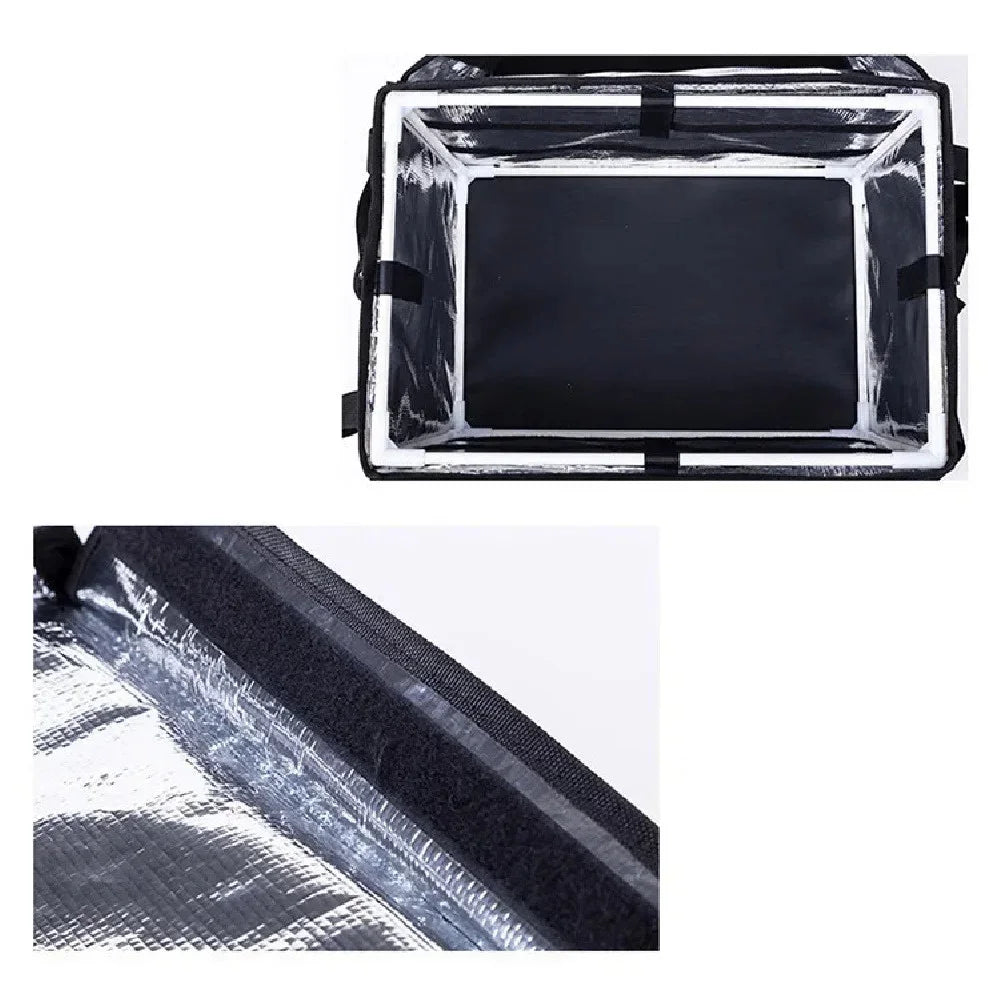 32L Extra Large Cooler Bag Car Ice Pack Insulated Thermal Lunch Pizza Fresh Food delivery Container Refrigerator WardBoyzPROShop