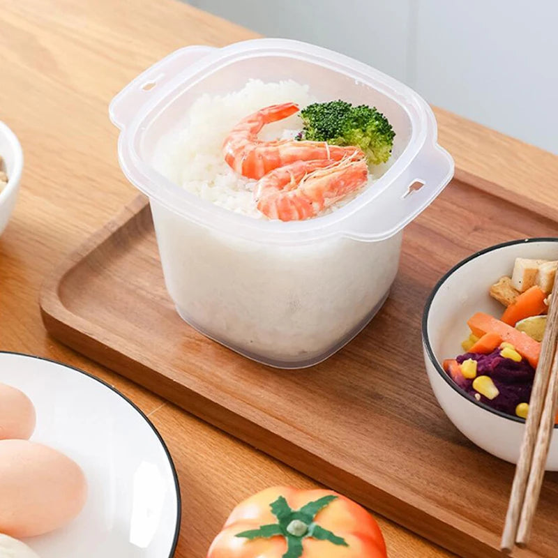 Microwave Oven Rice Cooker Multifunctional Steamer Soup Cooking Bento Lunch Box