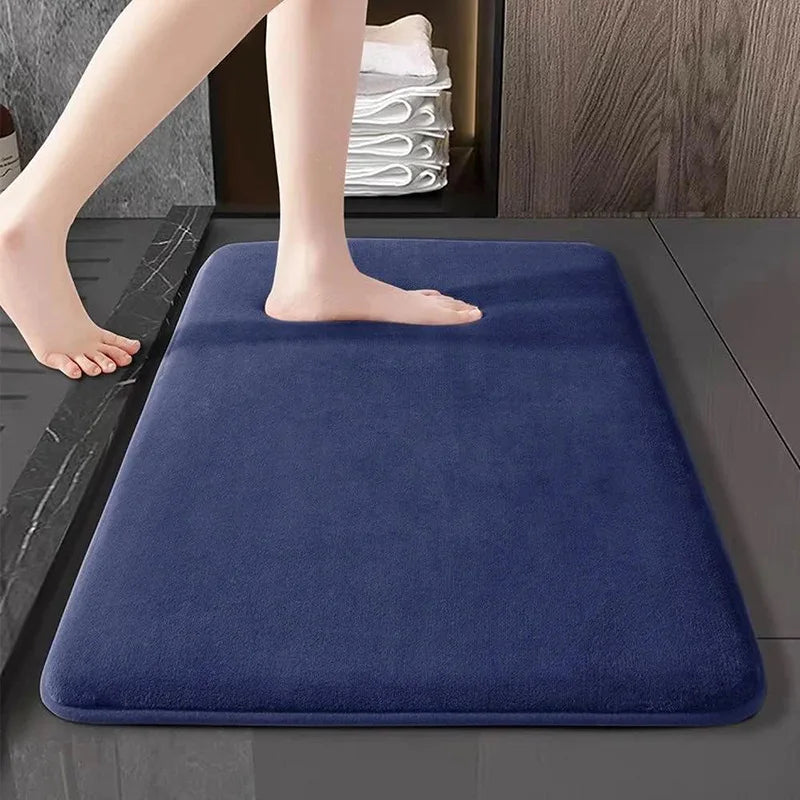 Bathroom Non-slip Water Absorbent Mat Soft Comfortable Shower Floor Rug Anti-slip Foot Pad For Household Toilet Bath Shower Room