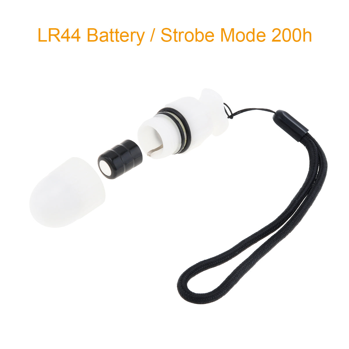 Diving Signal Light Underwater 150m Strobe Safety Light Scuba Safety Dive LED Marker for Dive/ Night Outdoor/ Camping