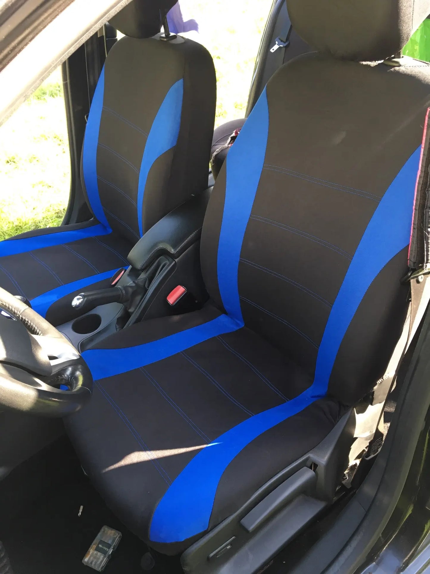 Auto Parts Car Seat Cover Polyester Fabric 2/4/9 Piece Set Four Season Universal Front/Rear Car Seat Cushion