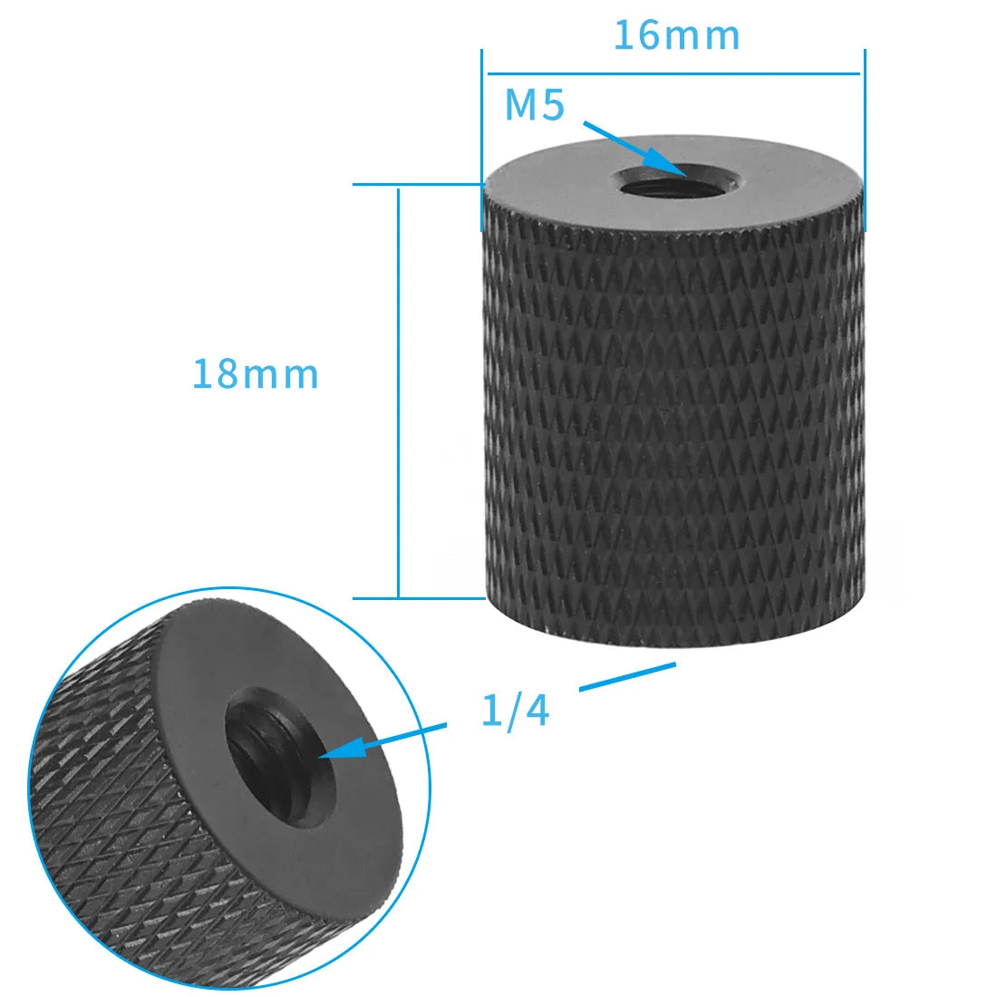 Conversion Screw 1/4 to 1/4 3/8" M4 M5 M6 M8 M10 Screw Projector Adapter DSLR Camera Tripod Ballhead Photography Fixing Mount