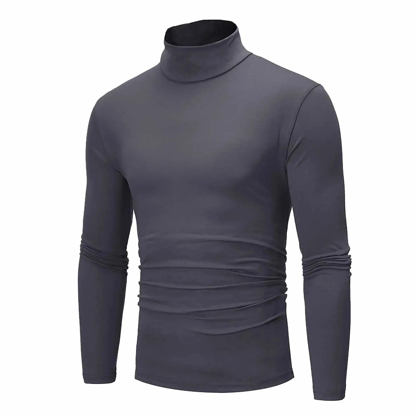 New Men's handsome half turtleneck bottom shirt,  gentle and comfortable, suitable for autumn, winter, senior undershirt WardBoyzPROShop