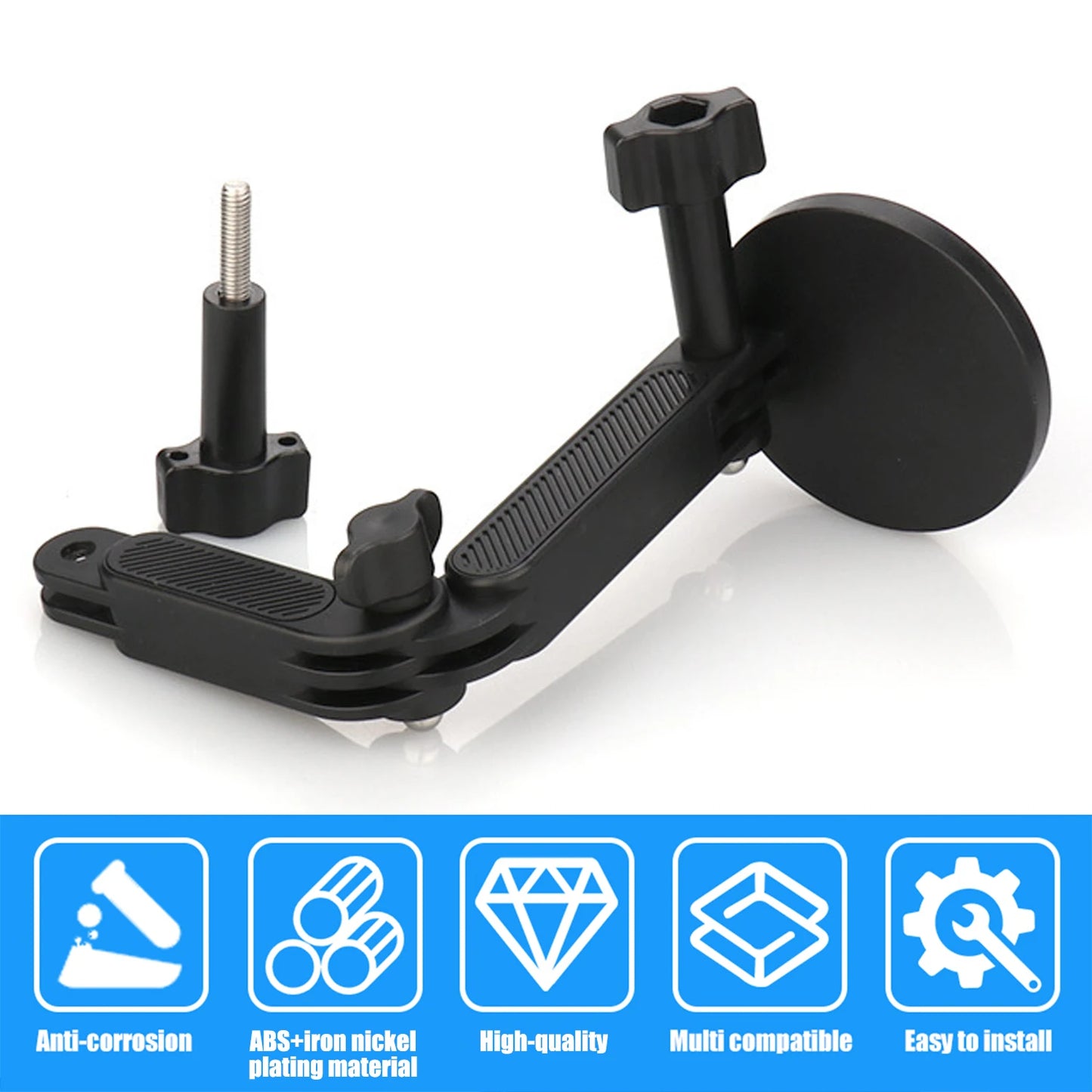 Universal Extension Pivot Arm Mount Kit for DJI GoPro Hero 13 12 11 DJI Action 5 Pro 4 Adjustable Straight Joints Adapters