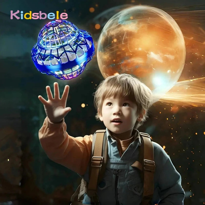 Kids Flying Ball Toy Magic Intelligent Sensor Floating Spinning UFO Shape Flying Ball Summer Indoor Outdoor Toy Birthday Gift