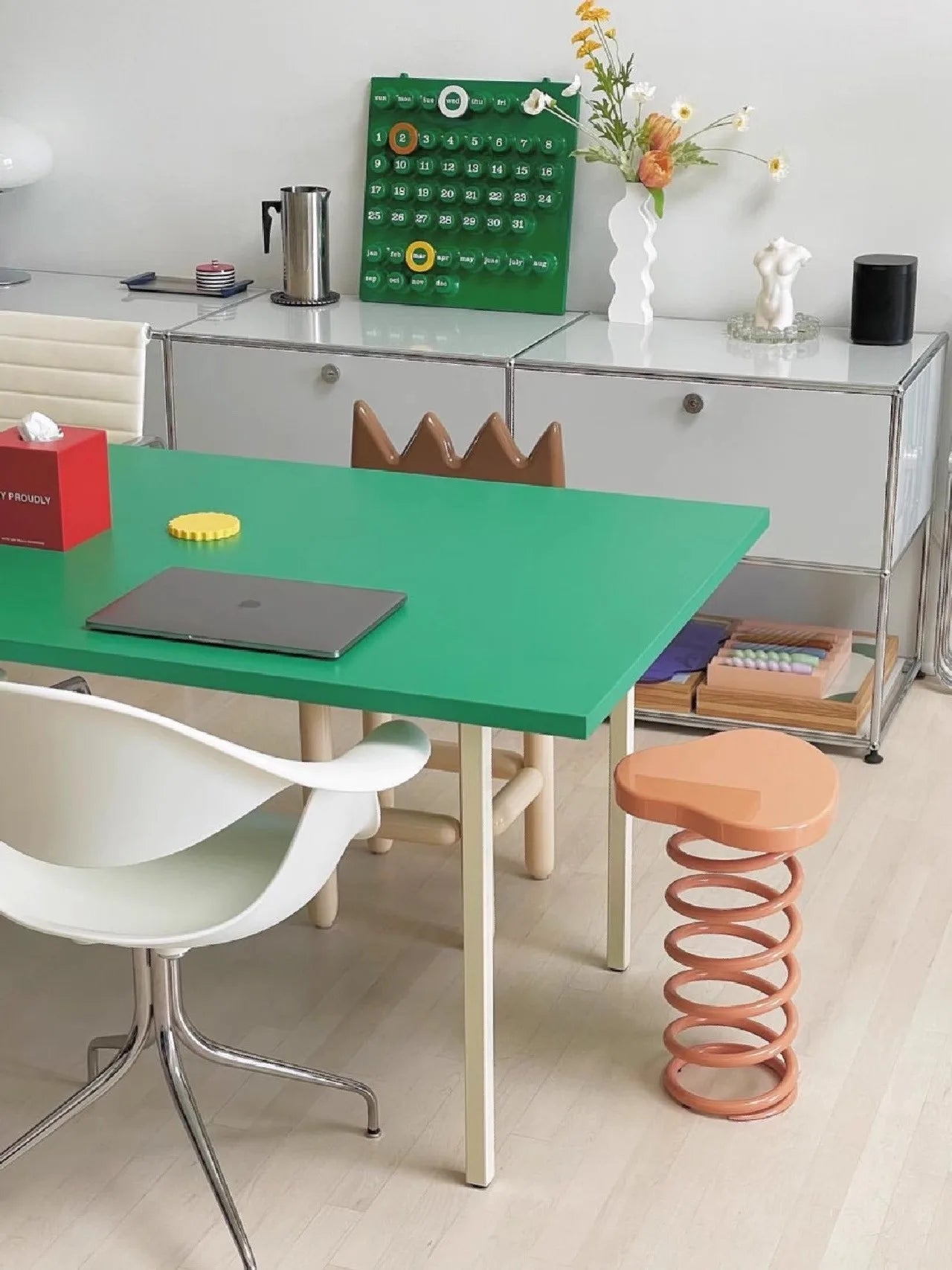 Design Legs Dining Table Modern Rectangle Kitchen Living Dining Table Waterproof Vase Muebles Para El Hogar Home Furniture