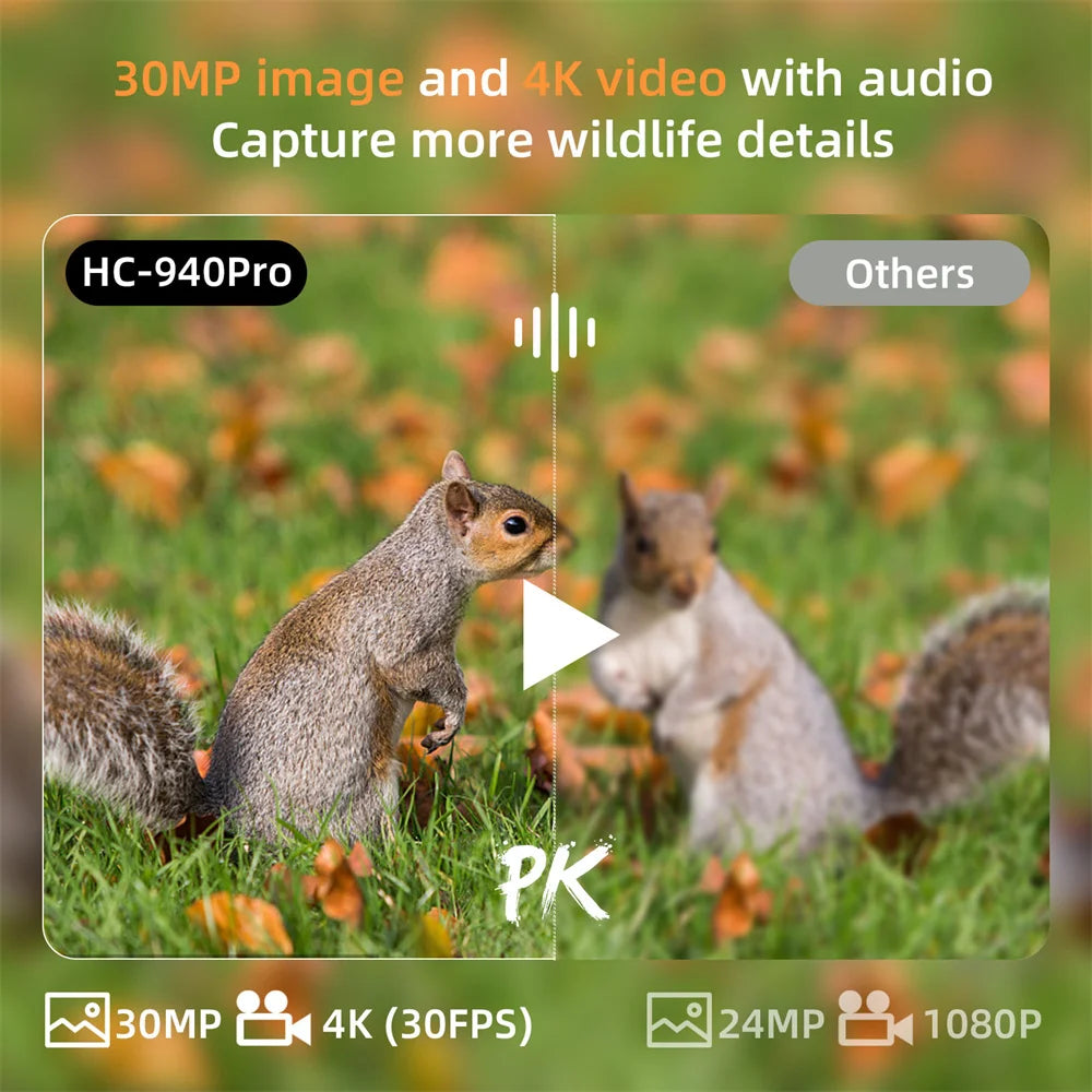 4G HD LIVE Video Lithium Battery Cellular Trail Camera 50MP 4K Wireless Game APP Cloud Service Waterproof IP66 Wildlife Cam
