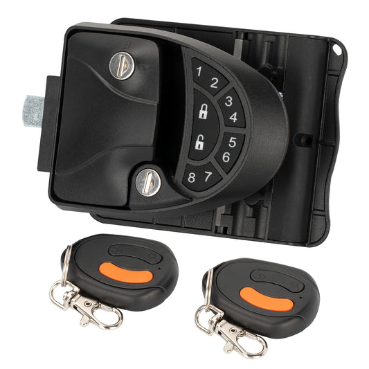 Daiertek Rv KeyLess Entry Door Lock With 2 Keys Keyless Entry Door Lock Latch Handle Knob Deadbolt RV Caravan Trailer Car Camper