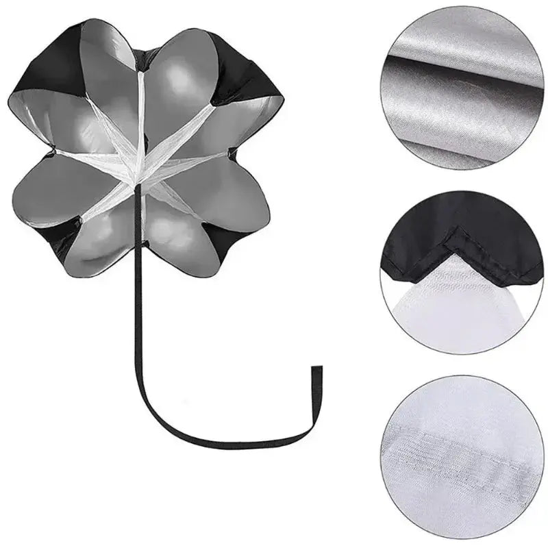 Adjustable Speed Parachute Agility Training Umbrella Football Soccer Resistance Rope Fitness Running Chute Sports Obstacles Tool - WardBoyzPROShop