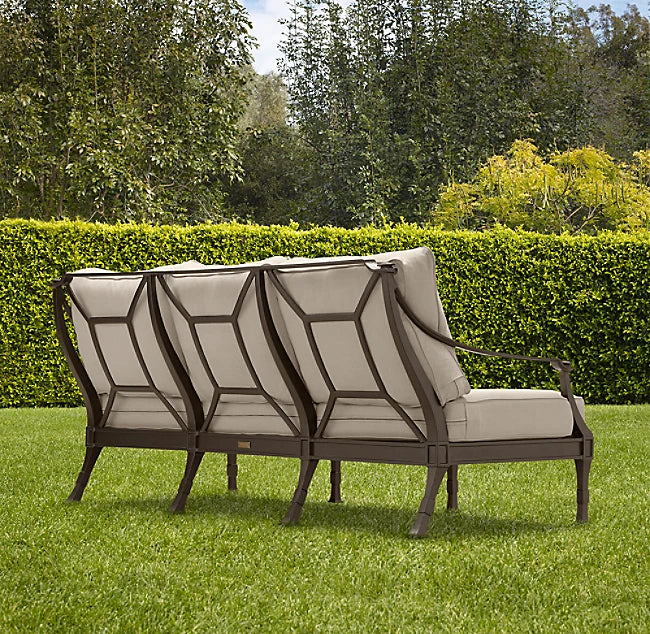 Luxury Outdoor Garden Outside Furniture Cast Design Most Durable Aluminum Sofa Set