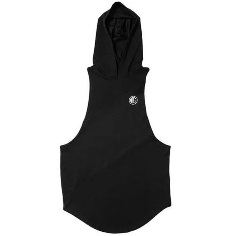 DIY Logo Bodybuilding Stringer Tank Top hooded Men Gym Clothing Fitness Mens Sleeveless Vests Cotton Singlets Muscle Tanktops WardBoyzPROShop