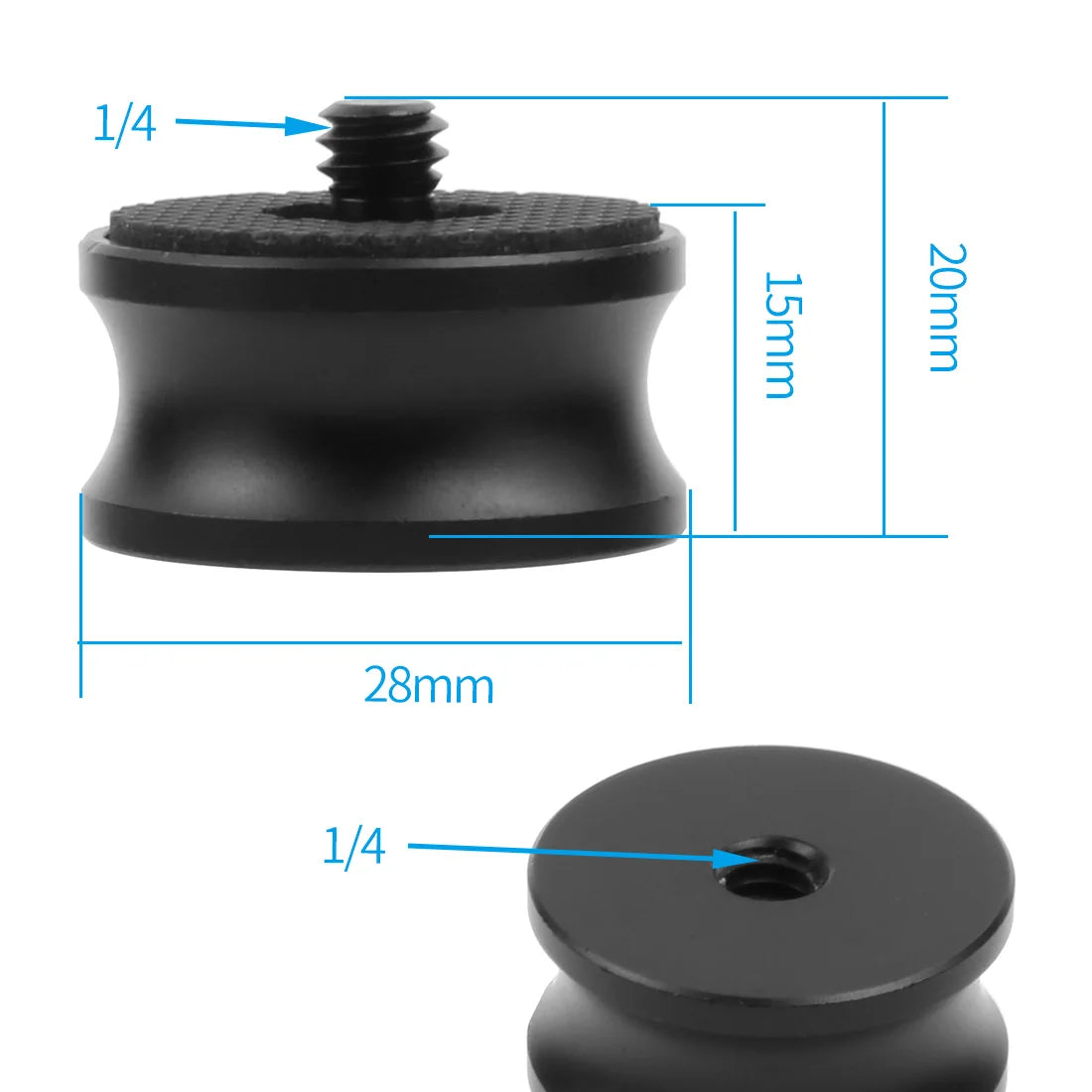 Conversion Screw 1/4 to 1/4 3/8" M4 M5 M6 M8 M10 Screw Projector Adapter DSLR Camera Tripod Ballhead Photography Fixing Mount