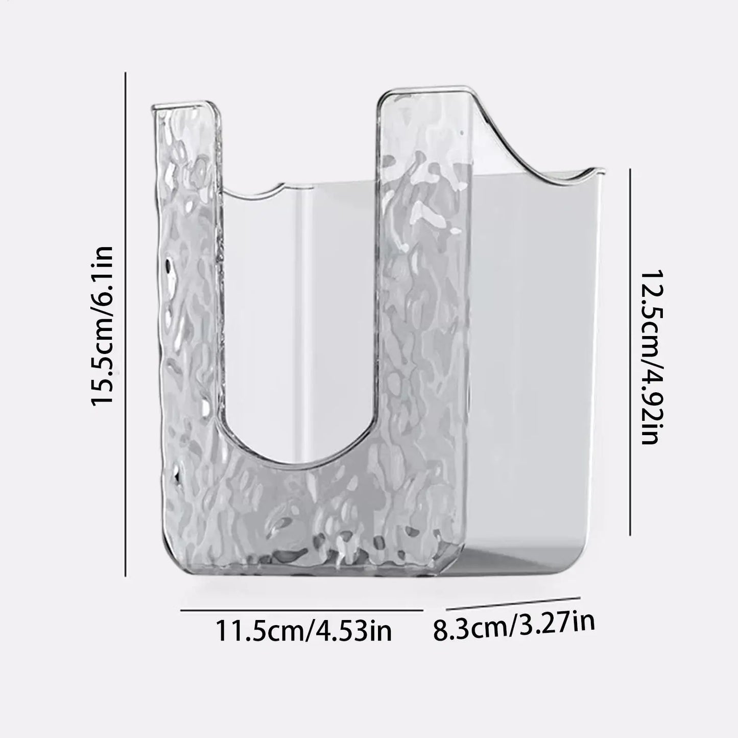 Self-Adhesive Refillable Tissue Dispenser Organizer Wipe Holder For Bathroom Container No Drilling Wall Storage Organizer Wet