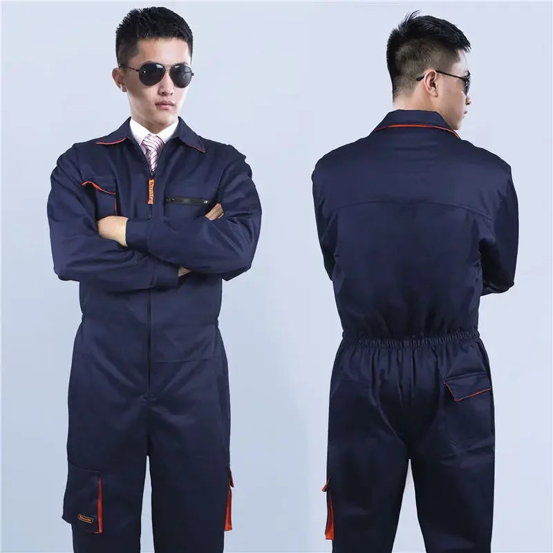 New Work Overall Uniform Men Women Working Coveralls Welding Suit Car Repair Workshop Mechanic Plus Size Clothes