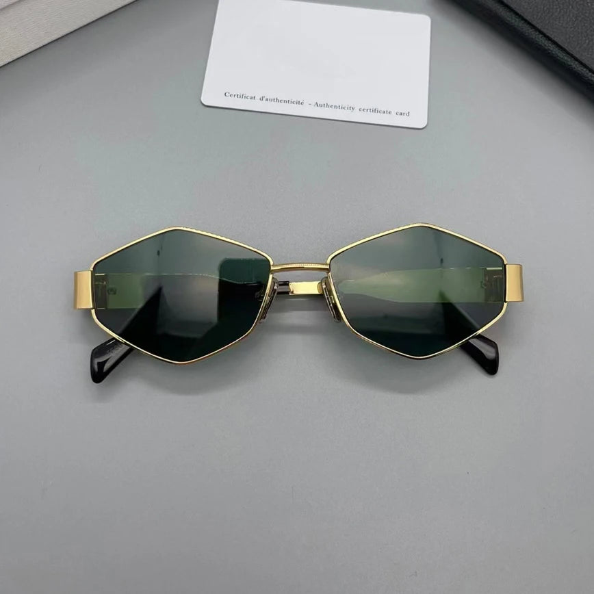 Vintage Special-Shaped Sunglasses Women Men Square Sun Glasses Female Retro Polygon Sunglasses for Male Eyeglass Eyewear