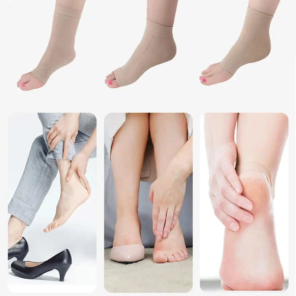 1 Pair Ankle Bone Protection Socks Malleolar Sleeves with Gel Pads for Boots, Skates, Splints, Braces, Skating Hockey Roller Ski WardBoyzPROShop