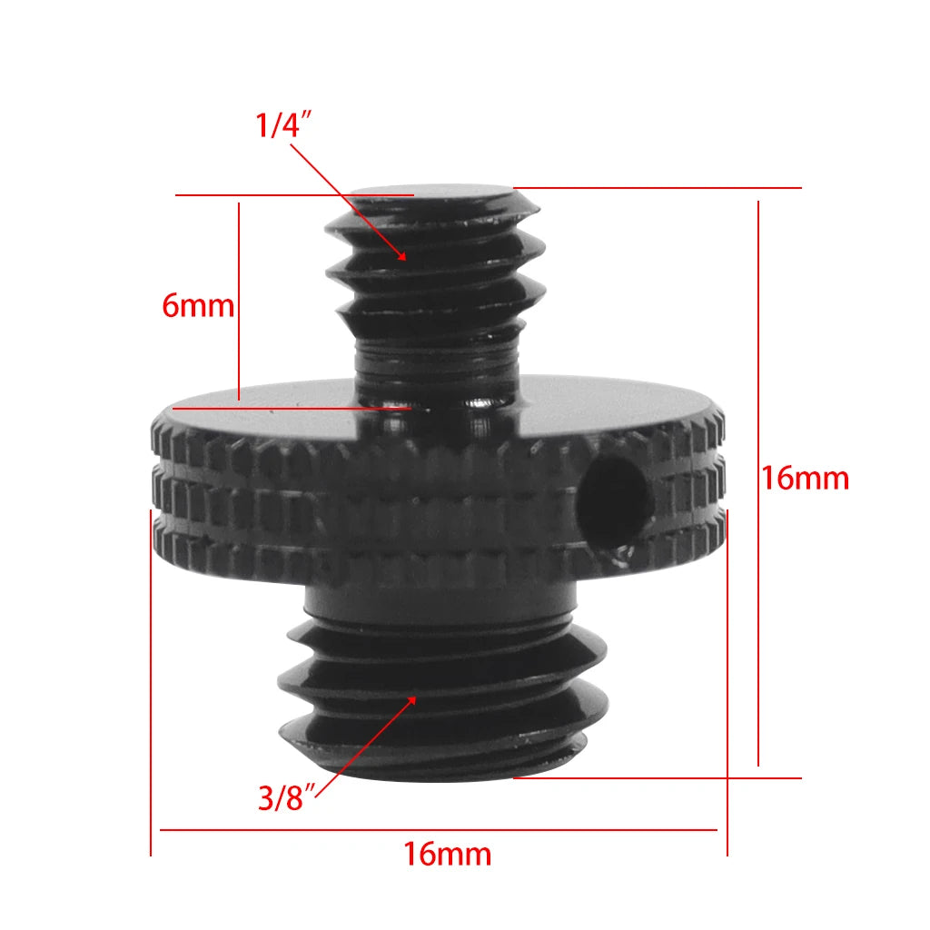 Conversion Screw 1/4 to 1/4 3/8" M4 M5 M6 M8 M10 Screw Projector Adapter DSLR Camera Tripod Ballhead Photography Fixing Mount