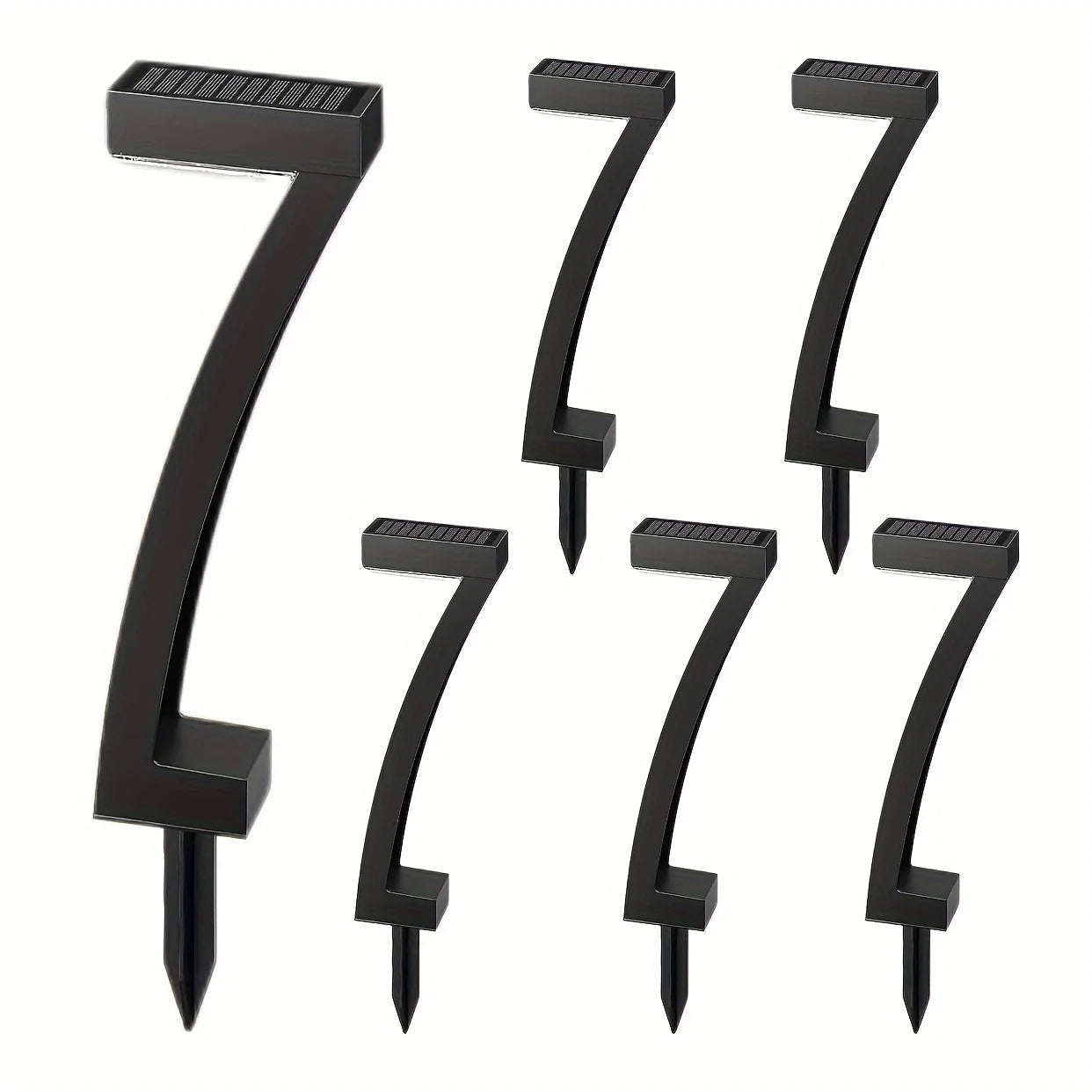 6Pack Bright Solar Outdoor Lights Pathway, 12 Hrs Solar Garden Lights, Auto On/Off for Outside Landscape Path Yard Walkway WardBoyzPROShop